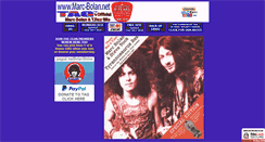 Desktop Screenshot of marc-bolan.net